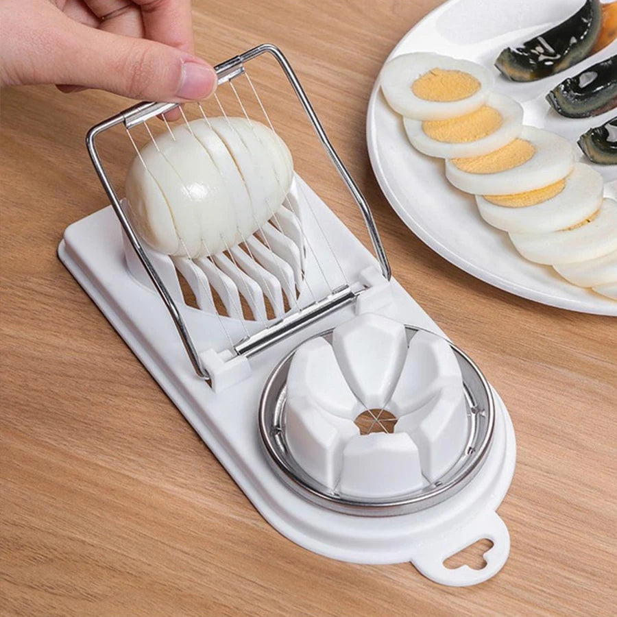 Coupe oeuf blanc oeuf rondelle