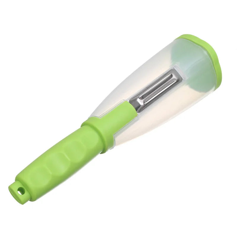 couteau a eplucher vert démonstration