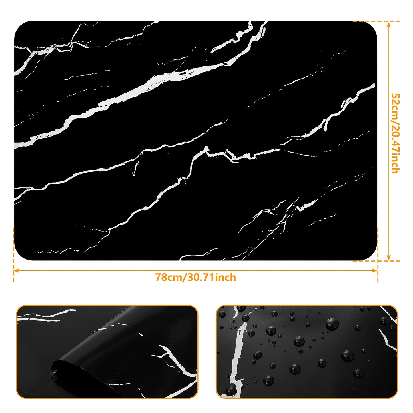 protection cuisiniere marbre dimension