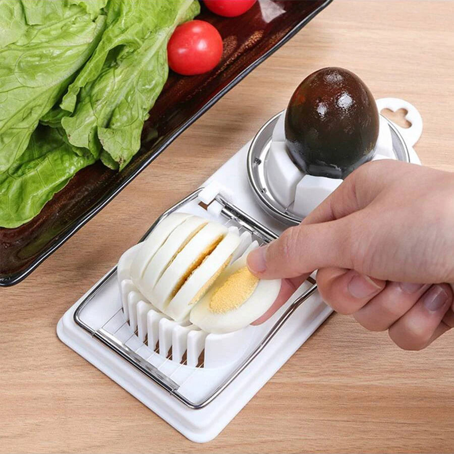 Coupe oeuf blanc oeuf brun