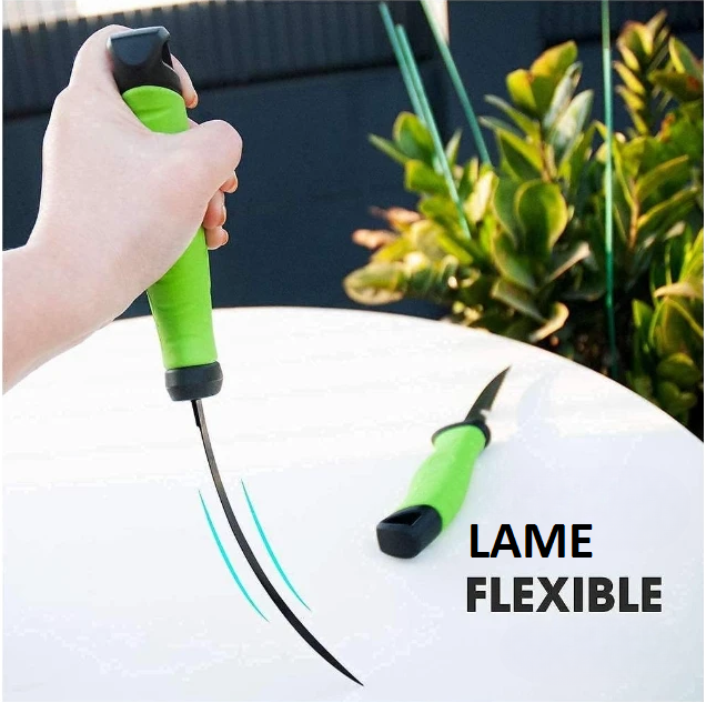 Couteau a desosser flexibilite