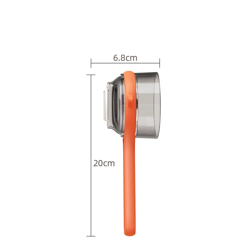 Couteau a eplucher orange dimension