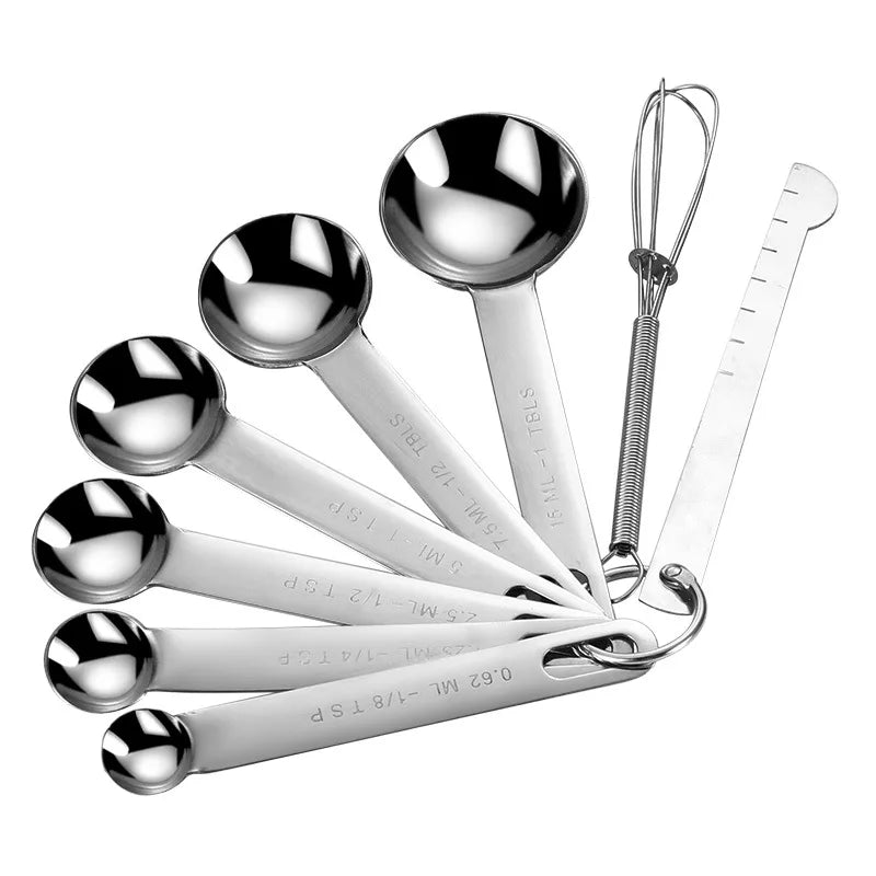 Cuillere a mesurer 8 pieces