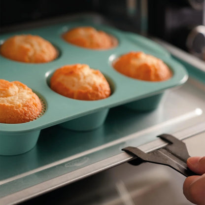 Moule a muffin bleu clair four