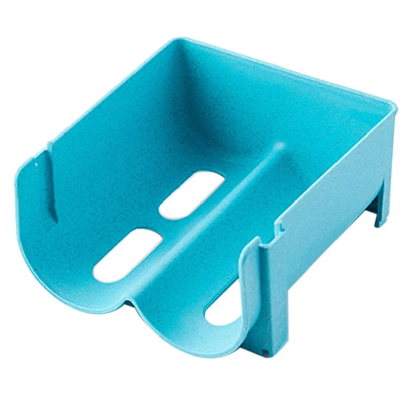Support de rangement bleu sans bouteille