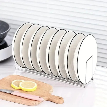 Support vaisselle blanc planche