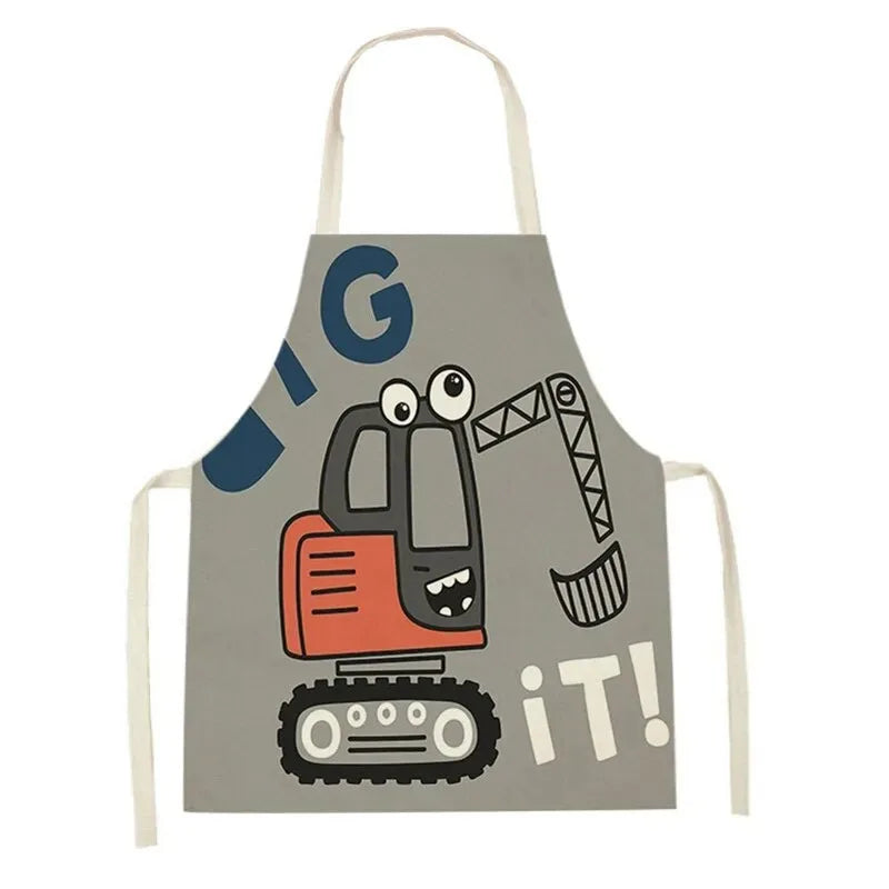 Tablier de cuisine pour enfants pelle lourds anime