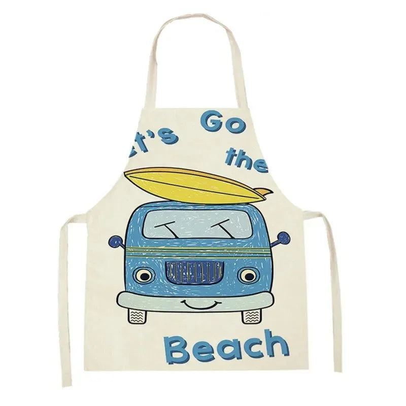 Tablier de cuisine pour enfants plage