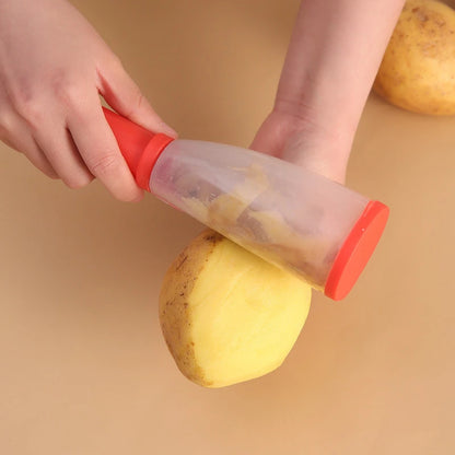 couteau a eplucher rouge pomme de terre