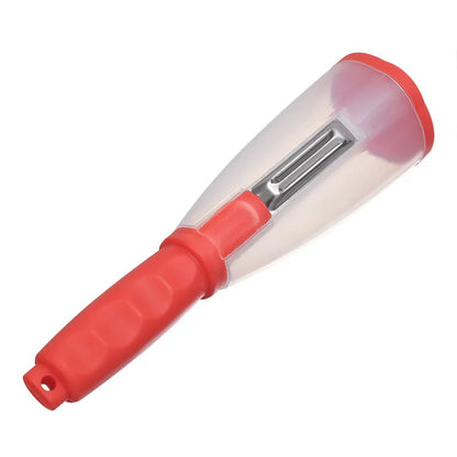 couteau a eplucher rouge