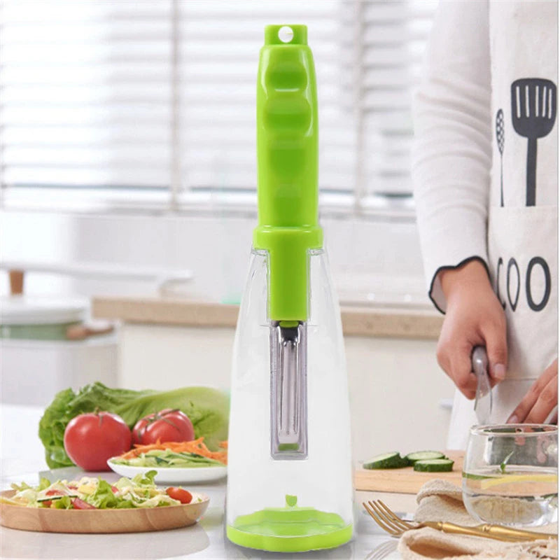 couteau a eplucher vert