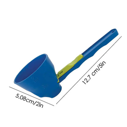 mesures cuillere a soupe bleu dimension