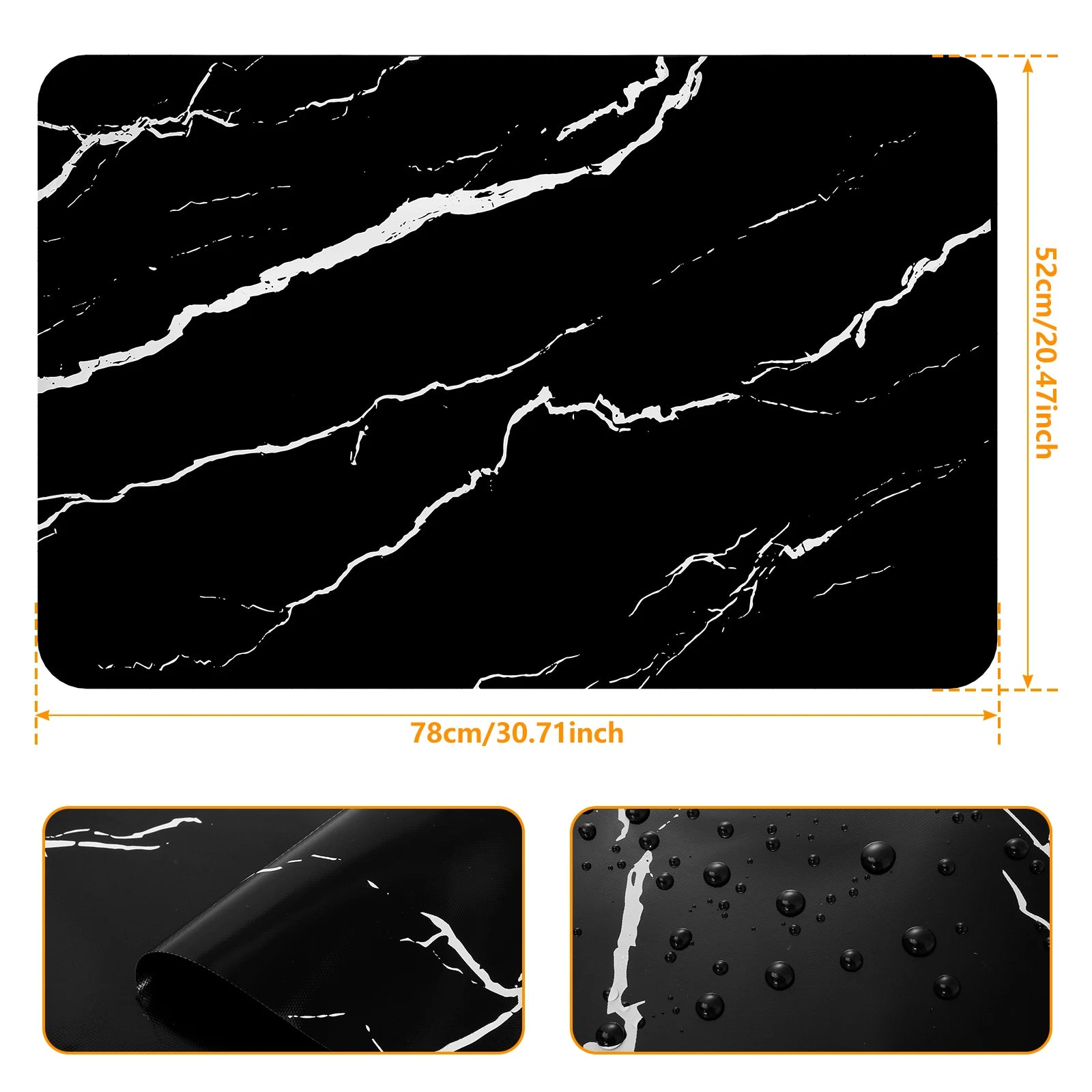 protection cuisiniere marbre dimension