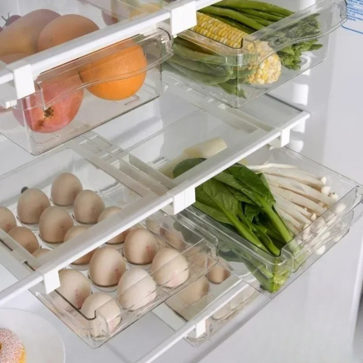 rangement de frigo 4 tiroirs ble inde
