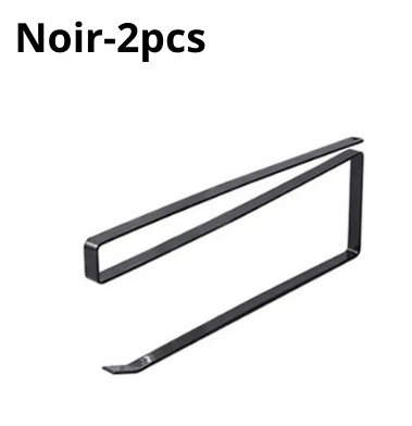 support essuie tout noir 2 pcs